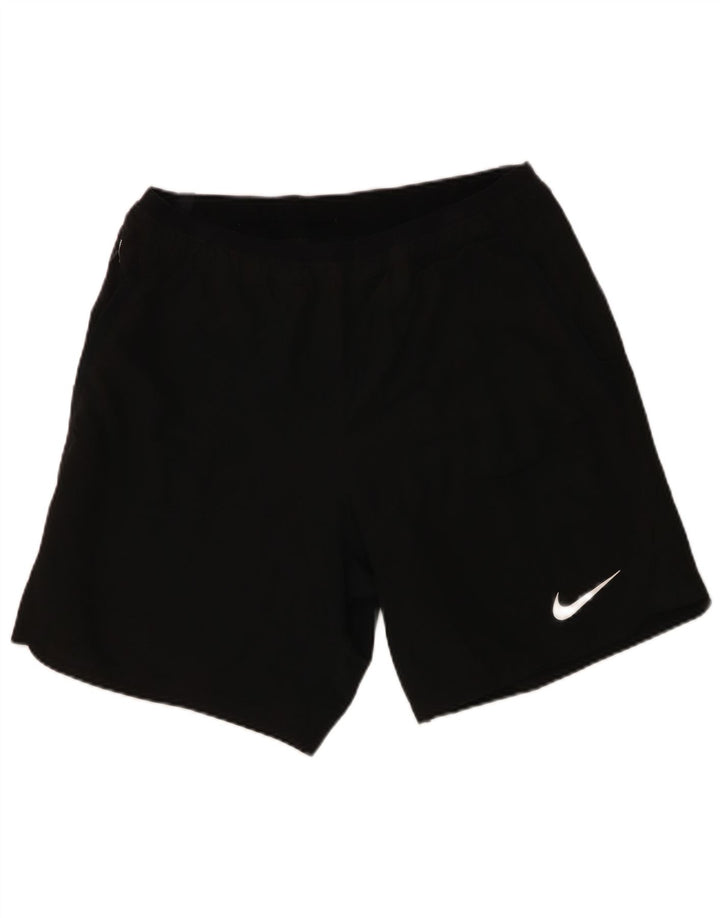Pantaloni scurți sport Nike Dri Fit Graphic Slim Fit pentru bărbați, mari, negru, poliester