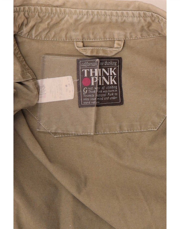 Jachetă utilitare pentru bărbați Think Pink UK 34 XS bumbac kaki