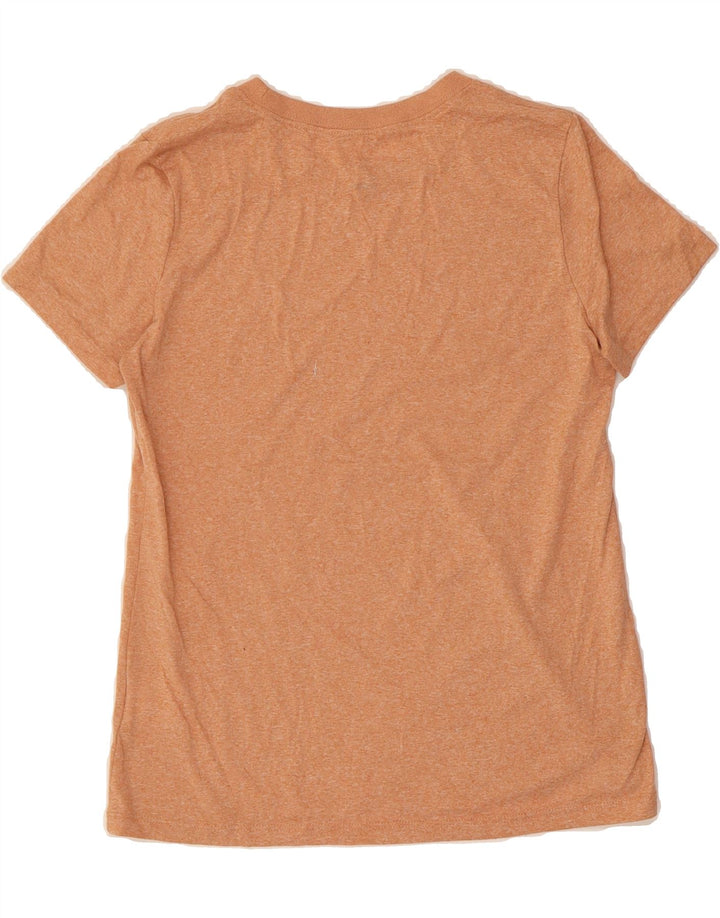 ADIDAS Womens Dri Fit T-Shirt Top UK 10 Small Orange Polyester Vintage Adidas and Second-Hand Adidas from Messina Hembry 