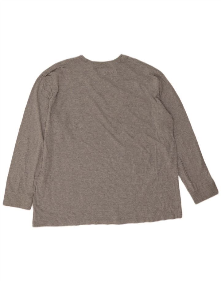 Dickies Top pentru bărbați cu mânecă lungă 2XL, bumbac cu pete gri