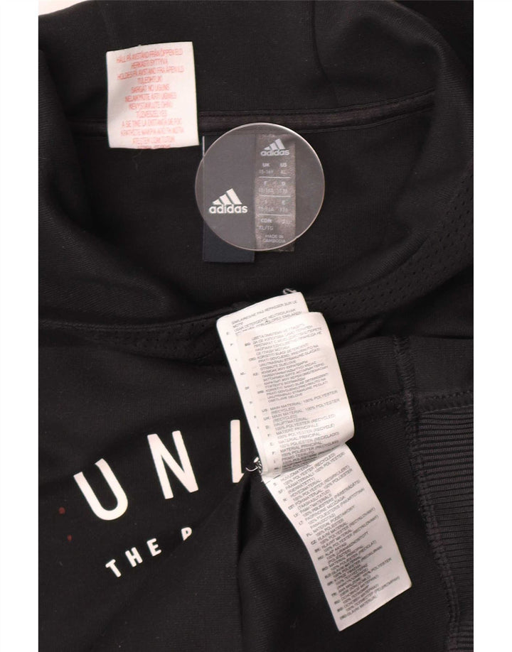 Pulover Adidas pentru băieți grafic 15-16 ani poliester negru