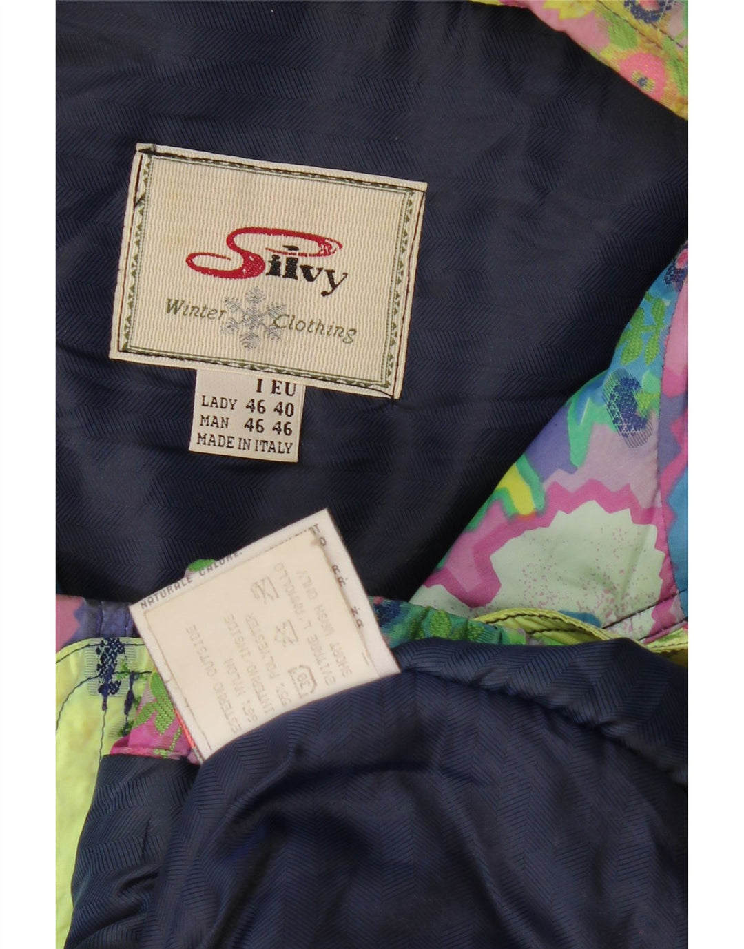 Jachetă de schi supradimensionată cu glugă pentru femei Silvy EU 40 Medium Multicolor Floral