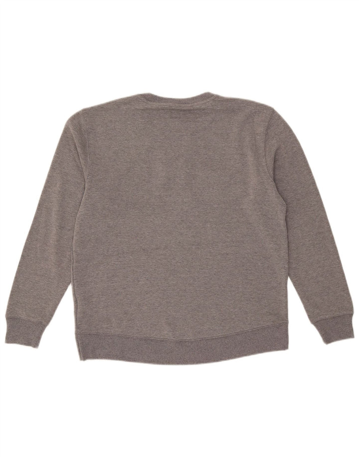 Pulover supradimensionat pentru femei Fila UK 10 Smal Gri Bumbac