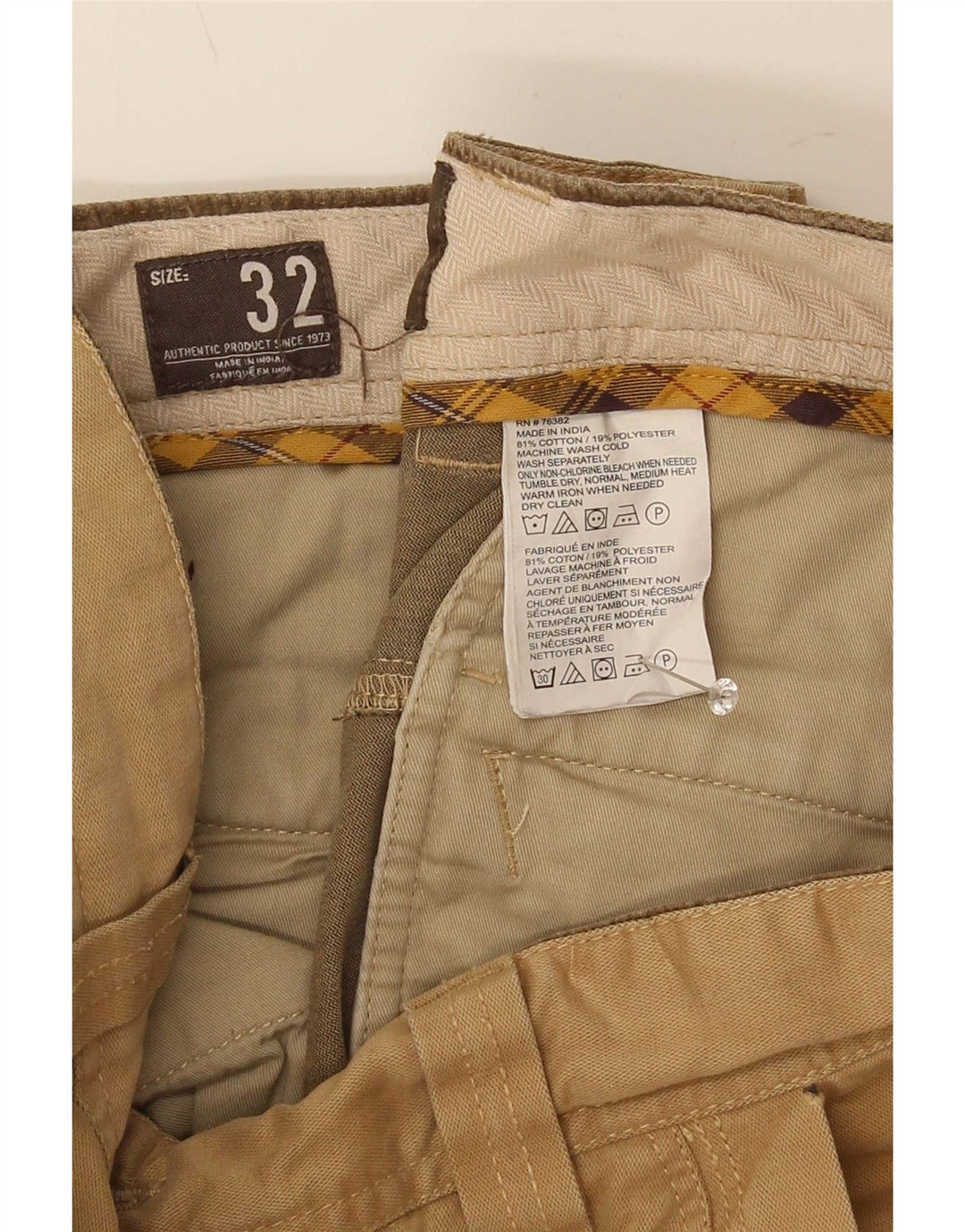 Pantaloni cargo pentru bărbați Timberland W32 L33 bumbac kaki