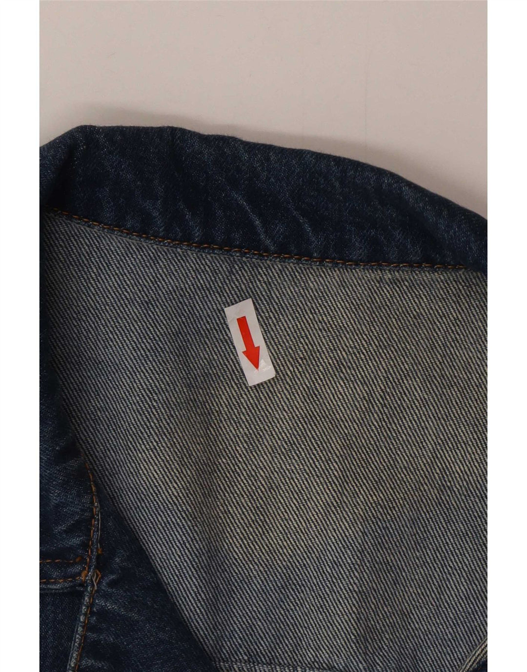 Jachetă de blugi vintage pentru bărbați UK 44 2XL Bumbac albastru