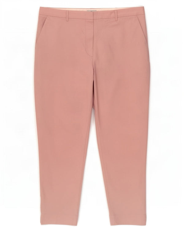 Pantaloni chino conici pentru femei Marks & Spencer UK 18 XL W38 L27 bumbac roz