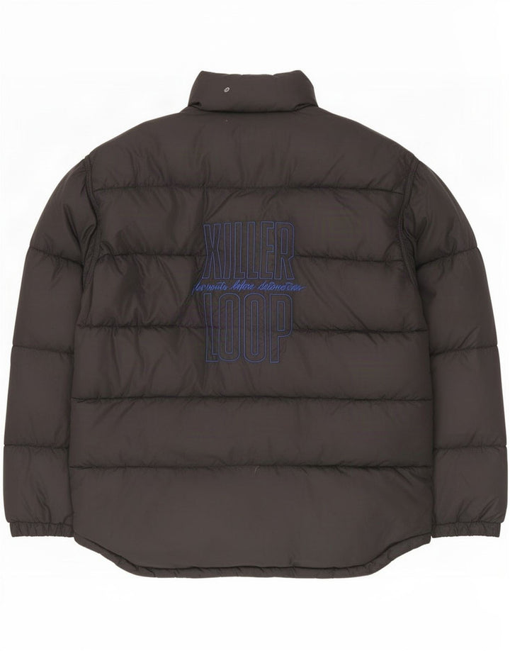 Jachetă căptușită cu grafică reversibilă Killer Loop pentru bărbați UK 38 Medium Black