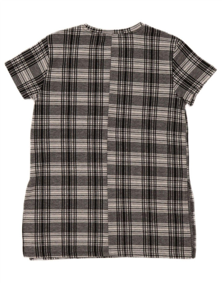 Top cu tunică Trafaluc pentru femei ZARA UK 10 Small Grey Check
