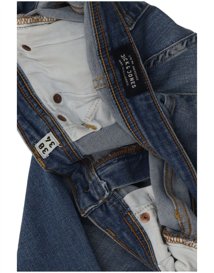 Blugi pentru bărbați Jack & Jones Liam Skinny W30 L27 Albastru