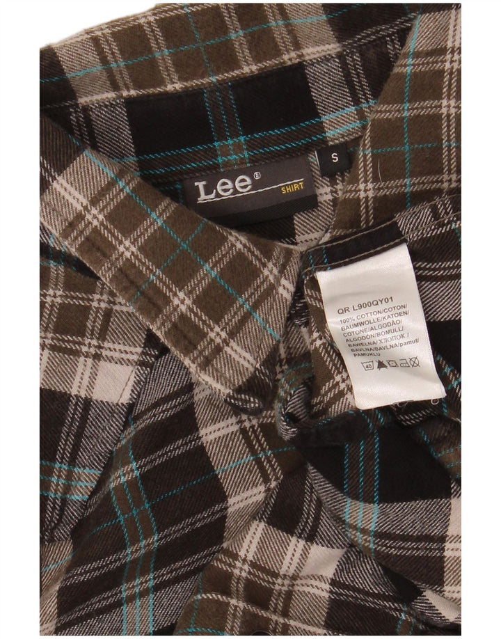 Cămașă de flanel LEE pentru bărbați, bumbac cu carouri multicolore