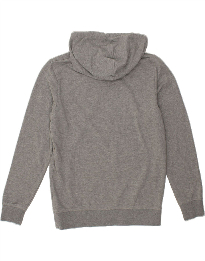 JACK & JONES Mens Graphic Hoodie Jumper Medium Grey Polyester Vintage Jack & Jones and Second-Hand Jack & Jones from Messina Hembry 
