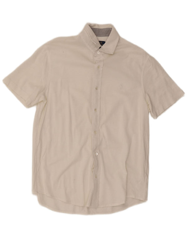 Cămașă Slim Fit Polo Ralph Lauren pentru bărbați, bumbac alb mediu