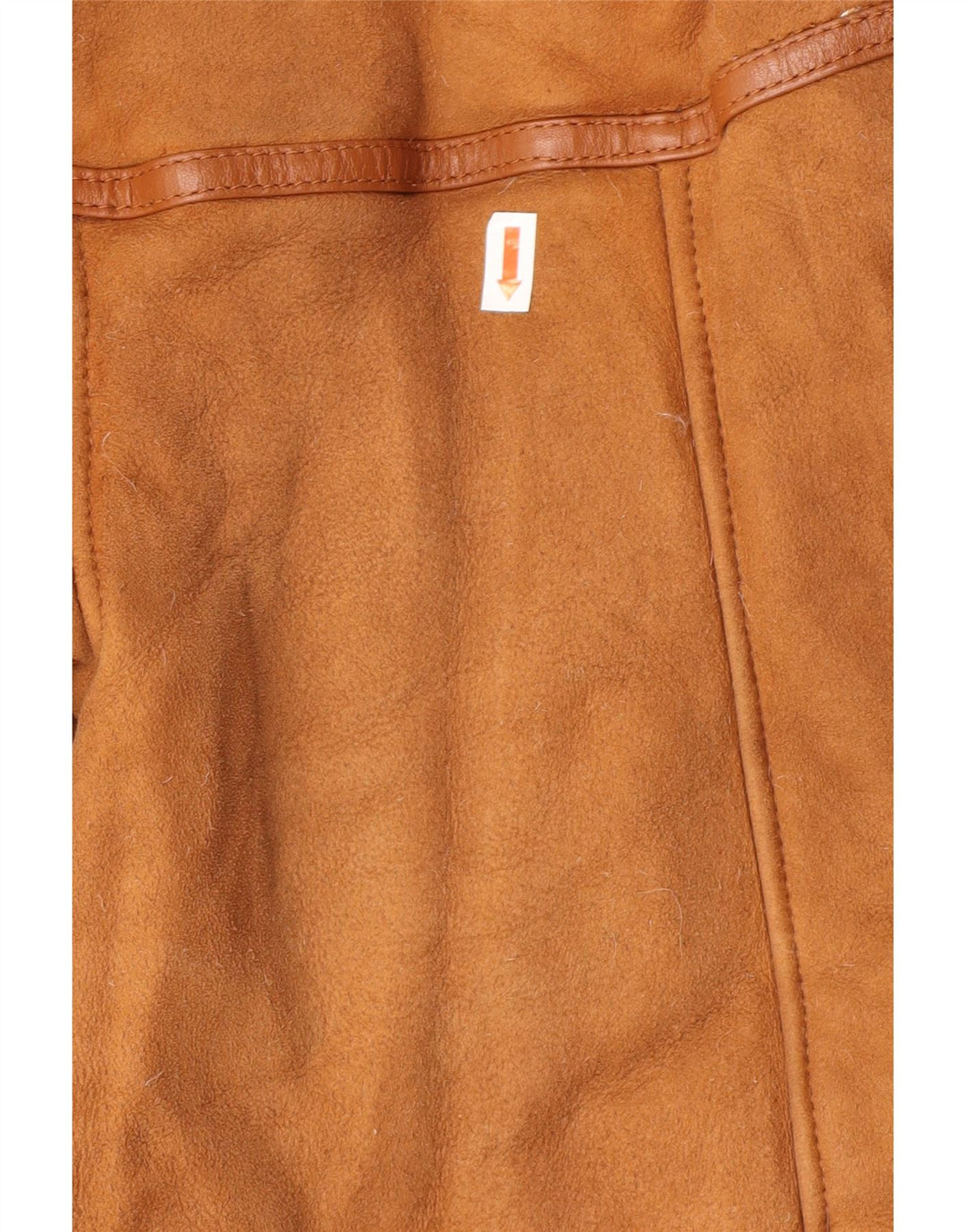 Jachetă vintage din shearling pentru femei IT 42 Medium Beige Shearling
