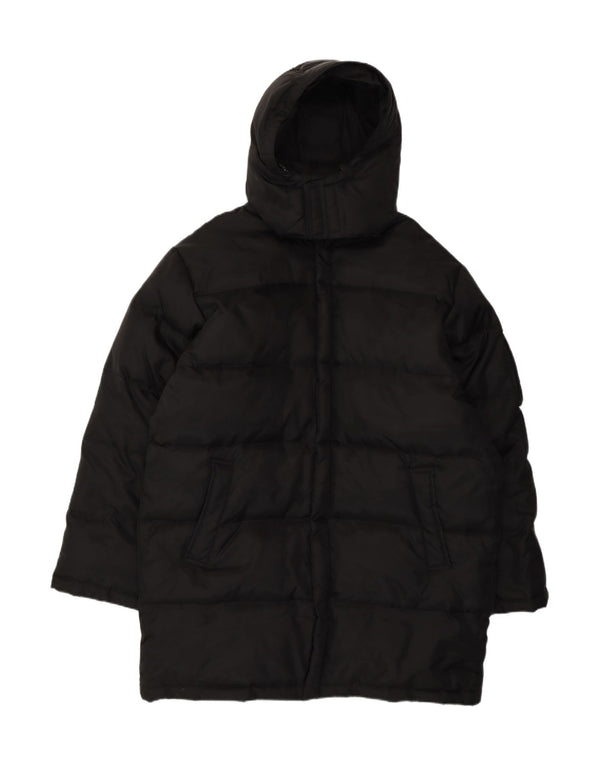 Pearlwood Mens Hooded Padded Coat IT 54 XL Black Polyamide
