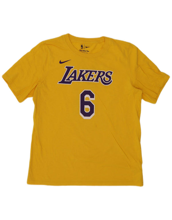 Tricou grafic Nike băieți Lakers Top 13-14 ani XL Galben