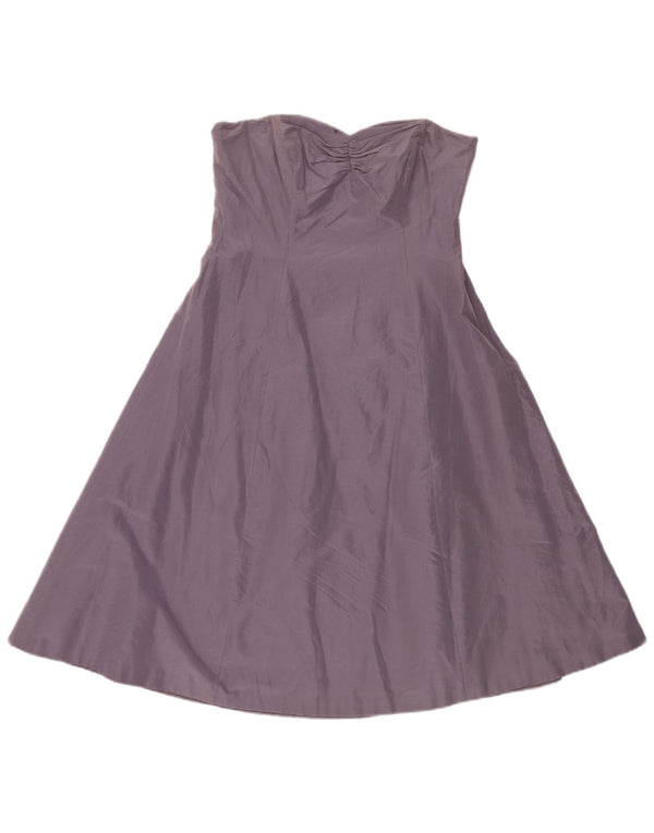 Rochie fără bretele pentru femei Coast UK 14 Bumbac violet mediu