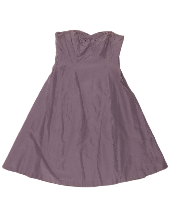 Rochie fără bretele pentru femei Coast UK 14 Bumbac violet mediu