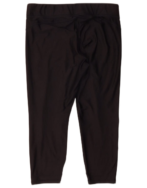 Leggings Capri Under Armour pentru femei UK 18 XL negru