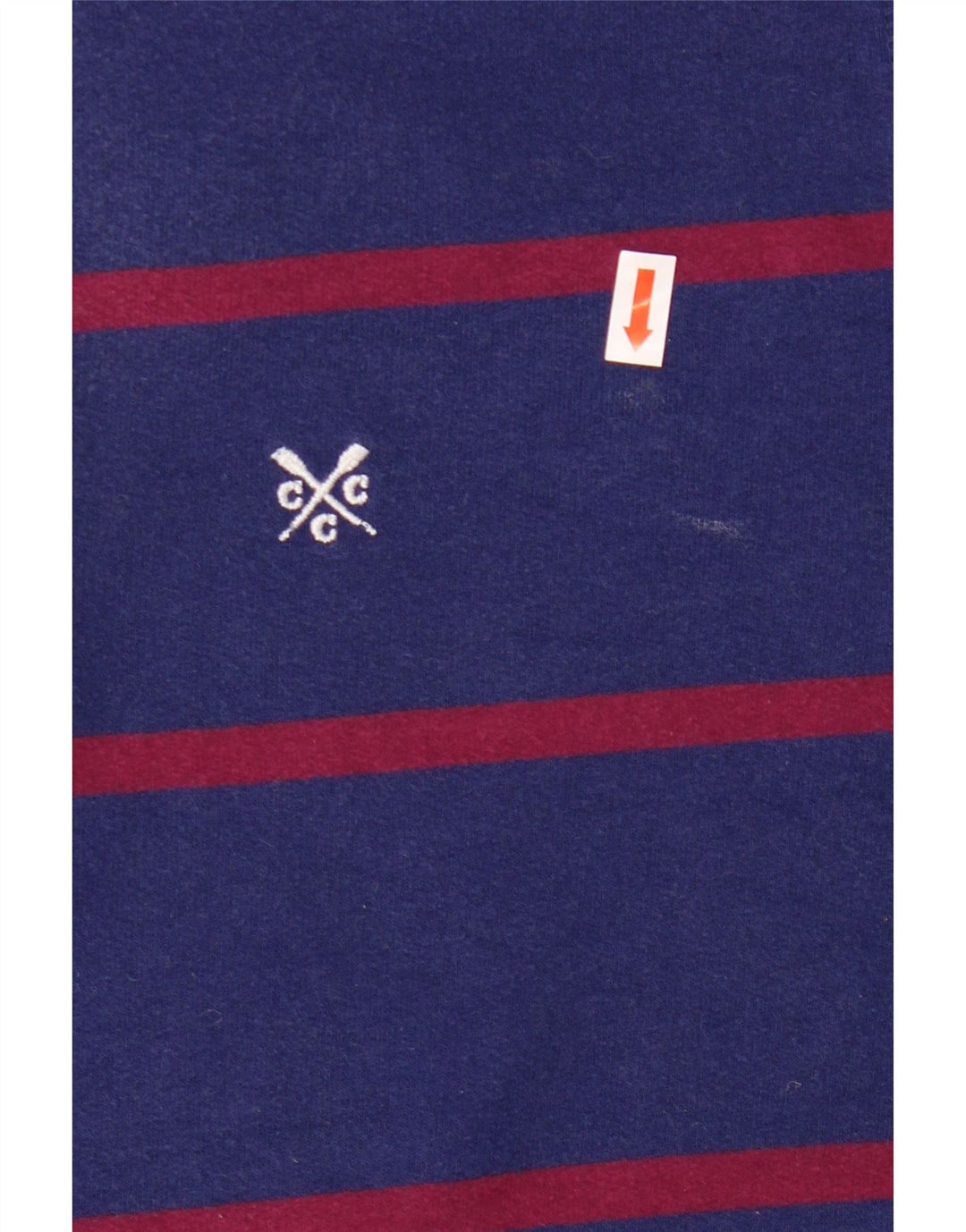 CREW CLOTHING Hanorac pentru femei Pulover UK 16 Mare bleumarin cu dungi