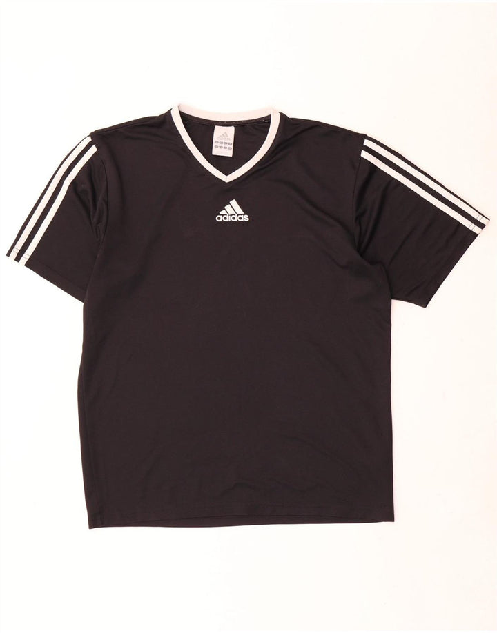 Tricou Adidas Climalite pentru bărbați Top mic poliester negru