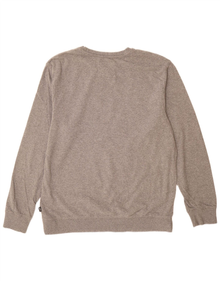 Hanorac grafic pentru bărbați Vans Jumper XL bumbac gri