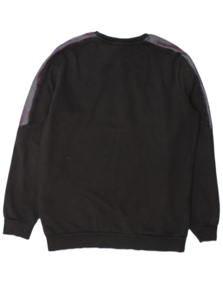 Hanorac grafic pentru bărbați Puma Jumper mic, negru, bumbac color bloc