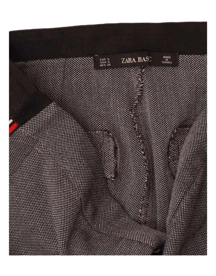 Pantaloni chino slim pentru femei Zara Mici L27 L27 Gri cu pete