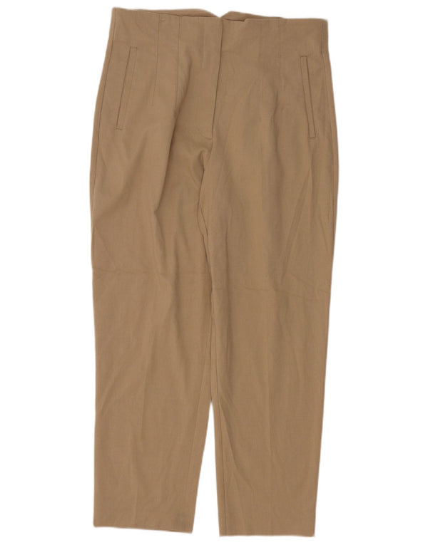 Pantaloni casual conici pentru femei cu talie înaltă Zara L30 L27 Bej