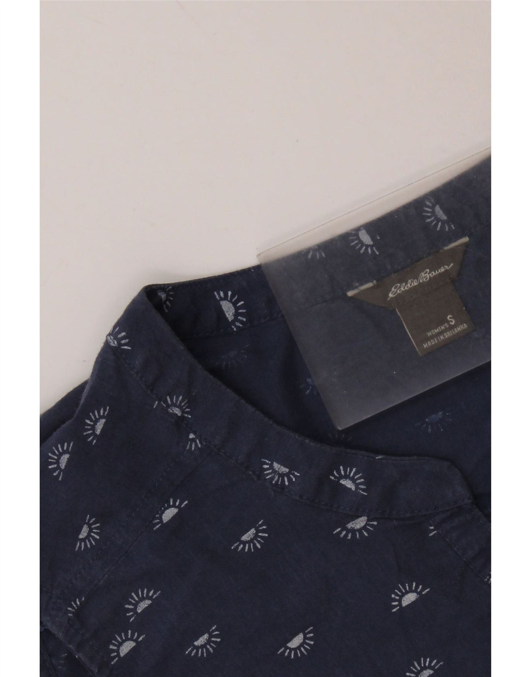 Bluză fără mâneci pentru femei EDDIE BAUER UK 10 Mic bleumarin cu pete
