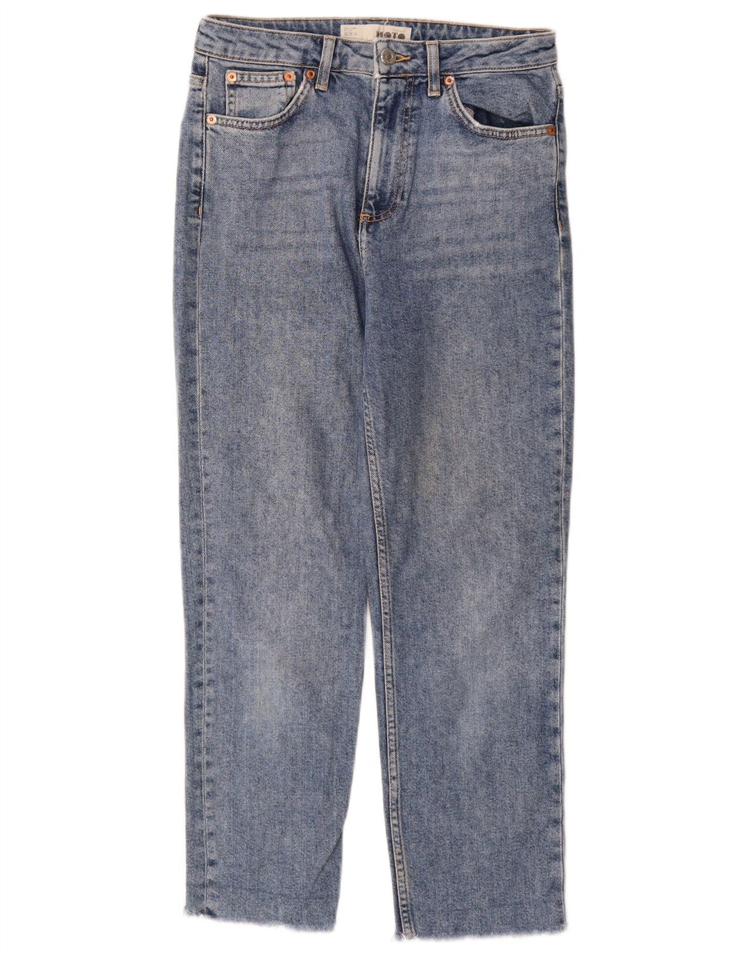 Blugi de dama Topshop L28 L25 Bumbac albastru