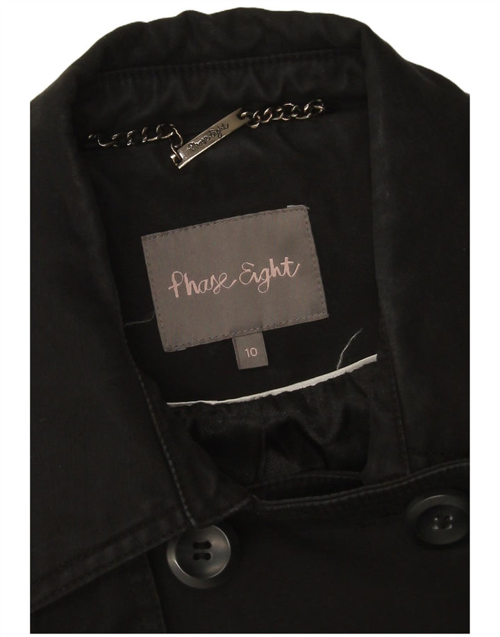 Trench militar pentru femei Phase Eight UK 10 Small Black
