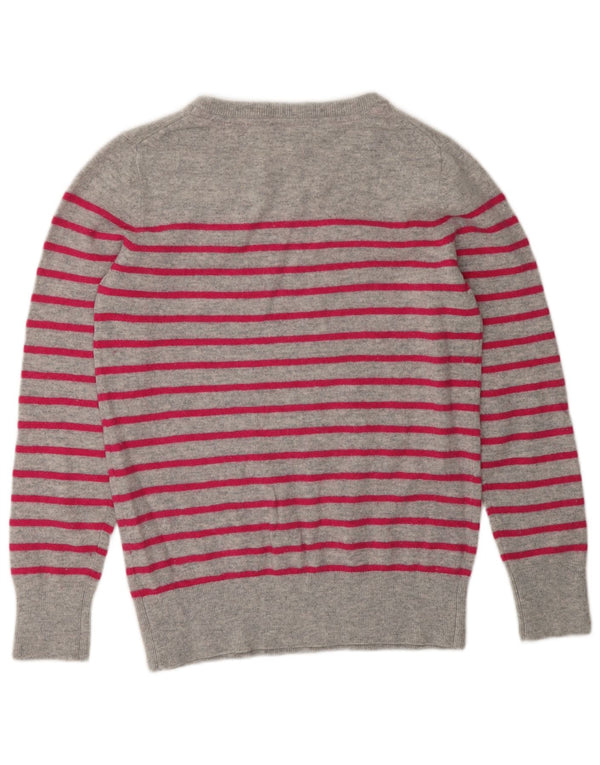 Crew Clothing Pulover pentru femei cu gât de barcă UK 12 Medium Gri Dunge