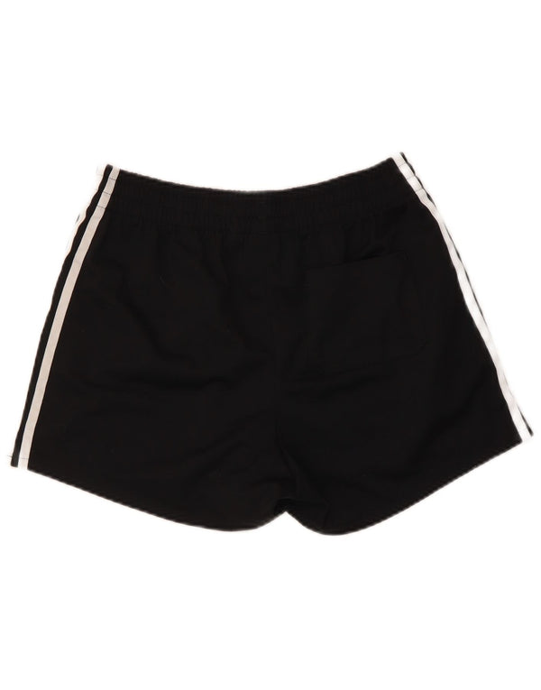 Pantaloni scurți sport Adidas pentru femei UK 12 Medium Black Poliester