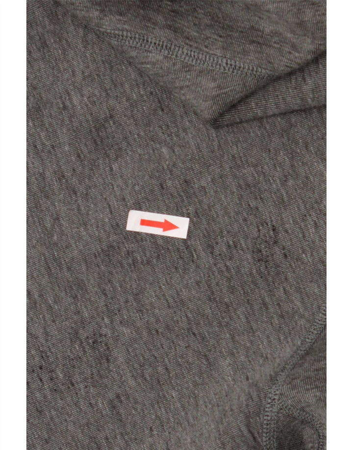 Pulover Nike pentru bărbați, cu fermoar, din bumbac mare, gri pete