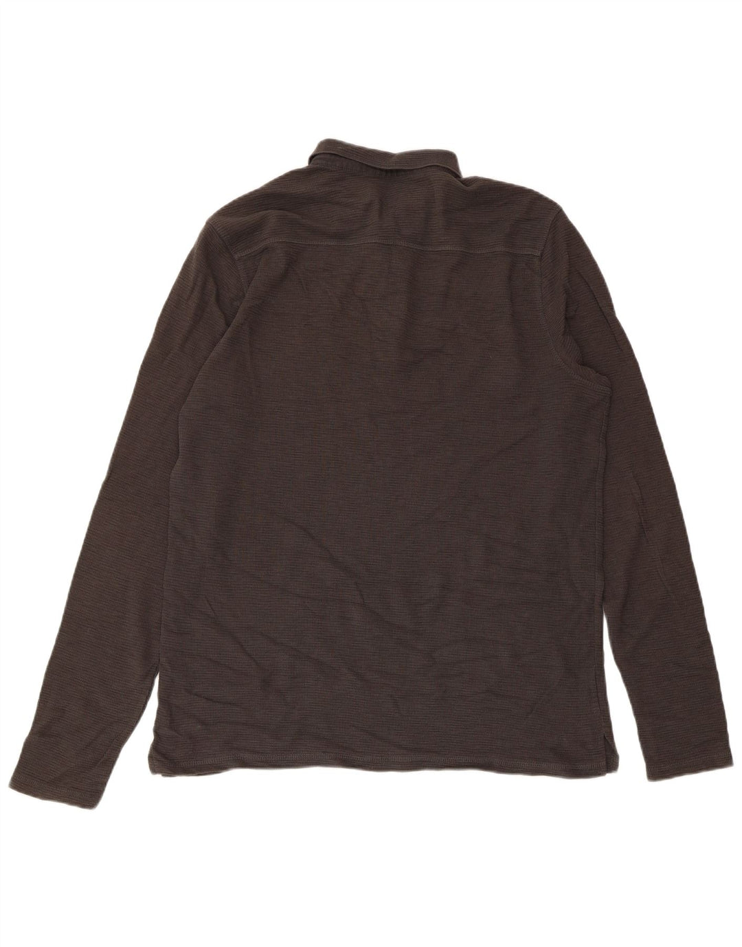 Tricou polo cu mânecă lungă pentru bărbați All Saints, bumbac gri mediu