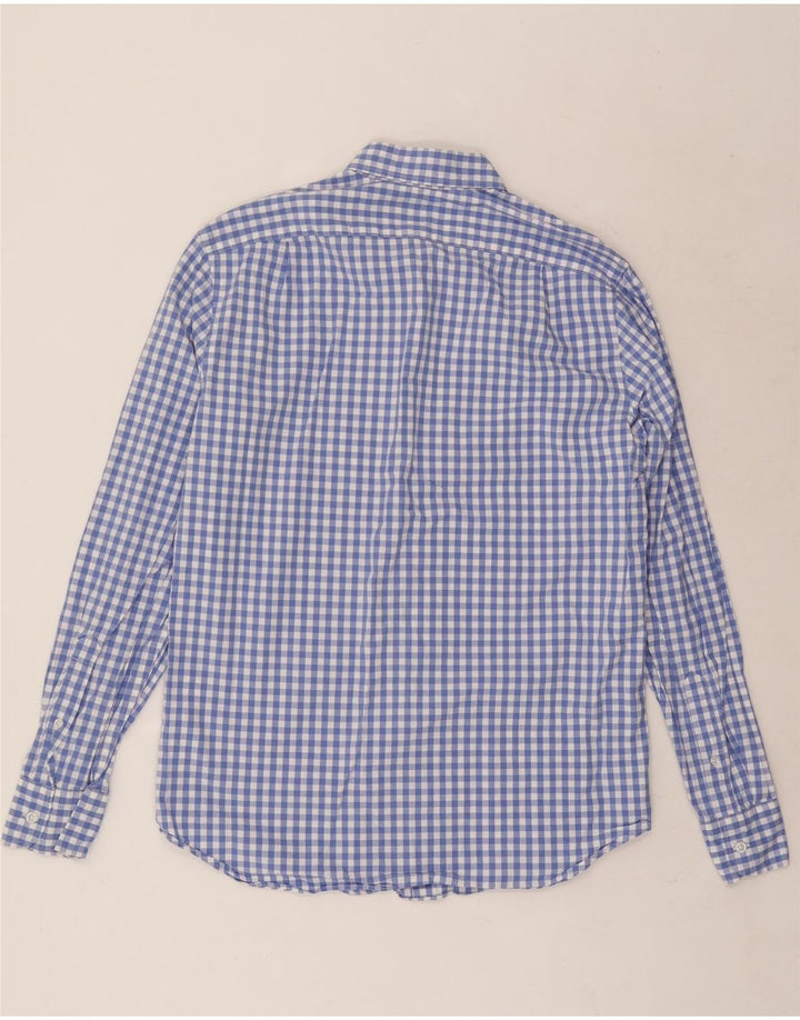 Cămașă pentru bărbați J. Crew Classic Fit, Bumbac Vichy albastru mediu