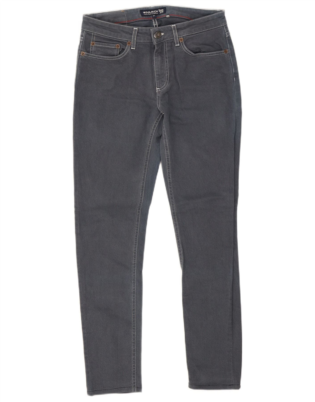Blugi skinny pentru femei Woolrich W27 L27 gri