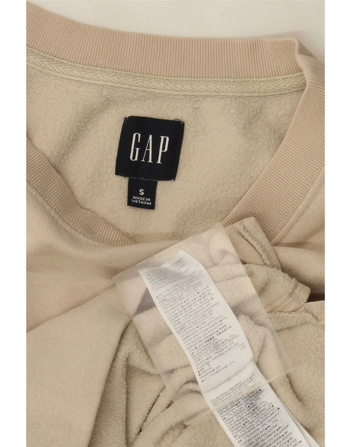 Pulover supradimensionat pentru femei Gap UK 10 Bumbac Bej mic