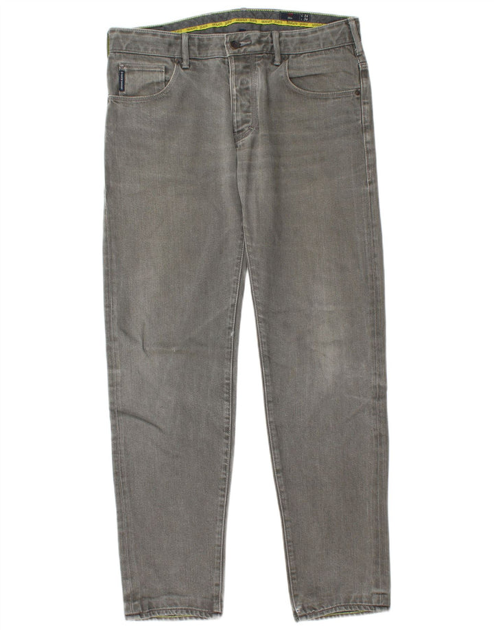 Blugi slim pentru bărbați Armani W34 L34 bumbac gri