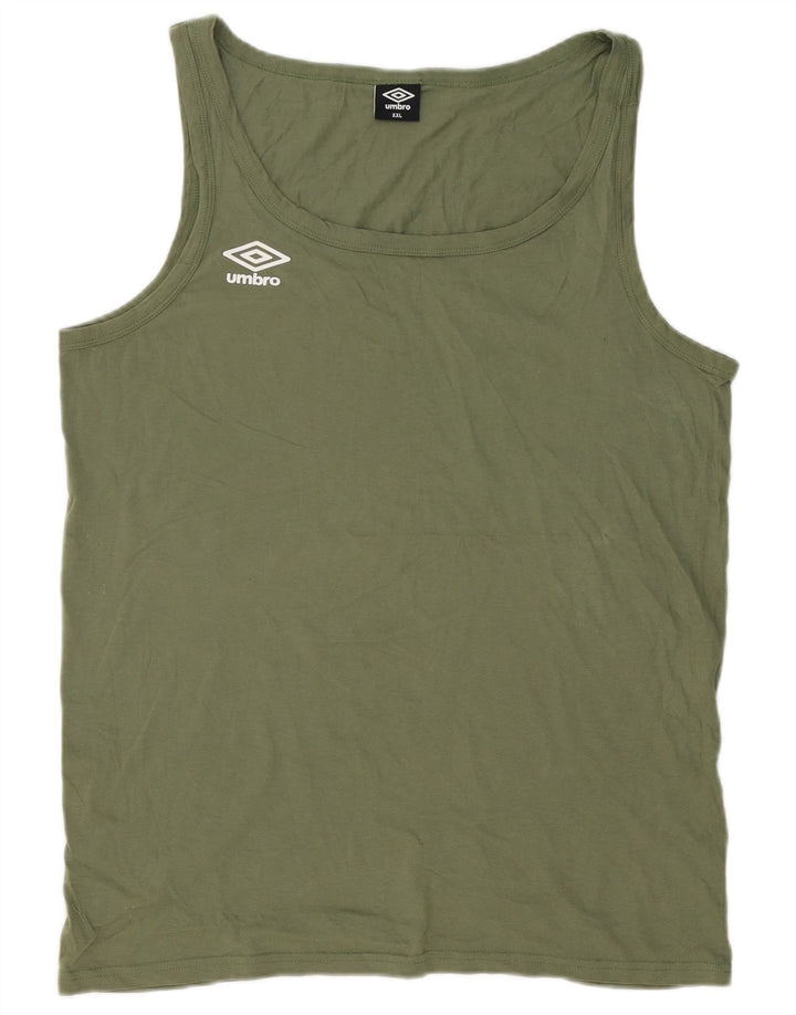 Umbro Vest Vest Top 2XL Kaki