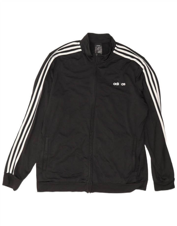 Jachetă de trening pentru bărbați Adidas XL, poliester negru
