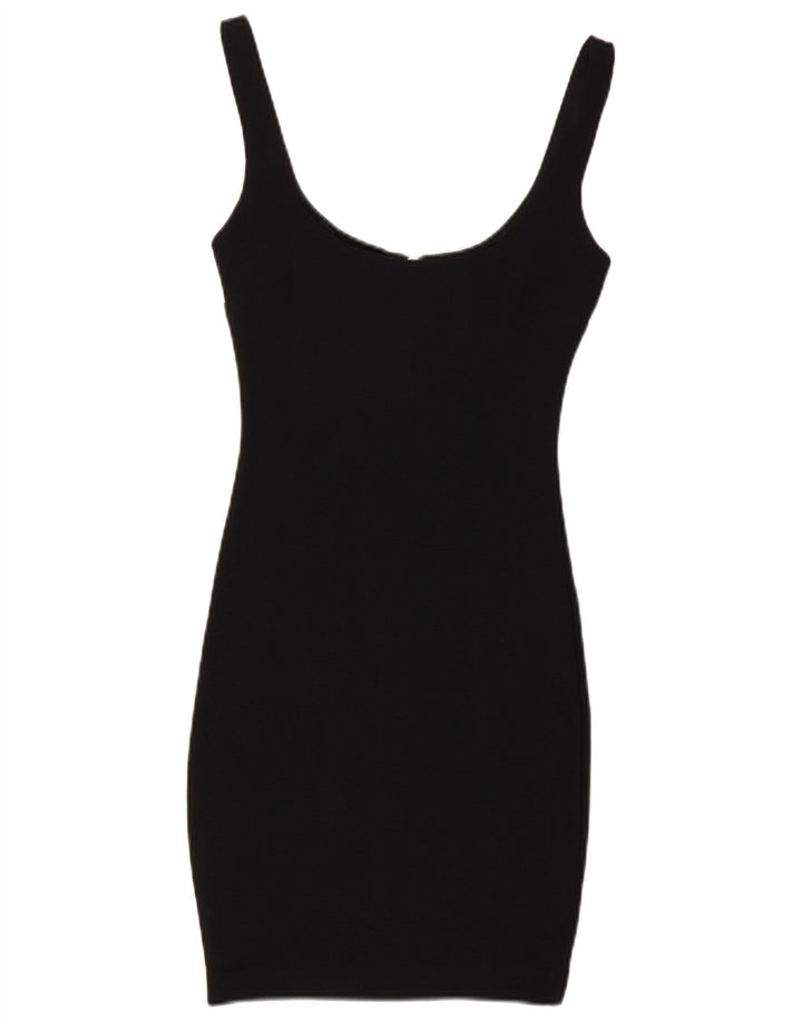 Rochie bodycon fără mâneci pentru femei Zara UK 8 Poliamidă neagră mică