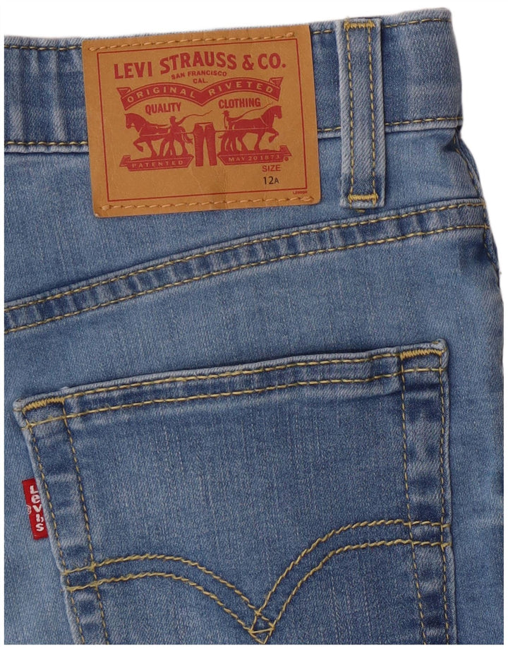 Pantaloni scurți din blugi pentru băieți Levi's 11-12 ani W26 Albastru