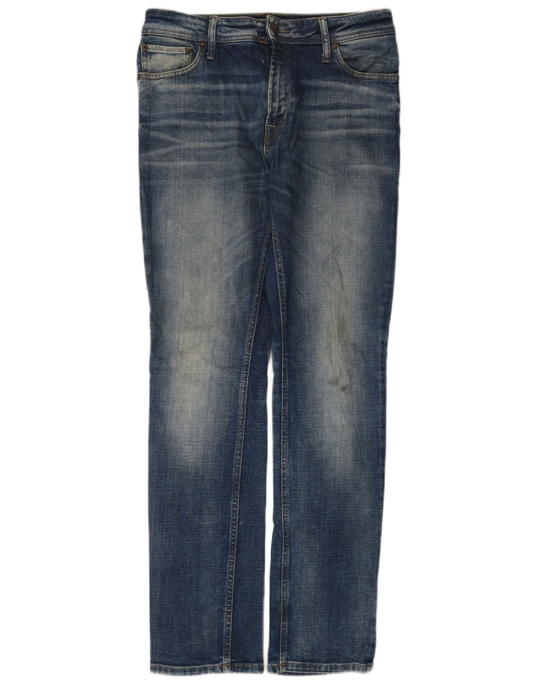 Blugi slim pentru bărbați Jack & Jones W29 L32 Bumbac albastru