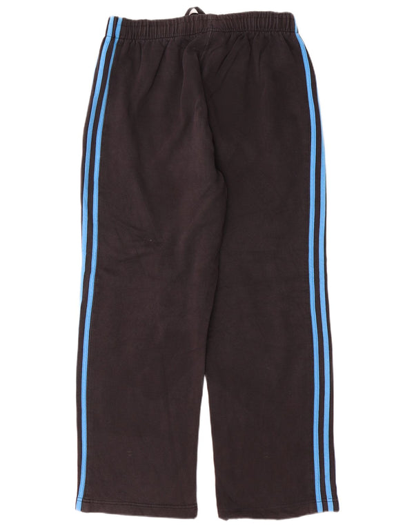 Pantaloni de trening Adidas pentru bărbați, bumbac mediu negru
