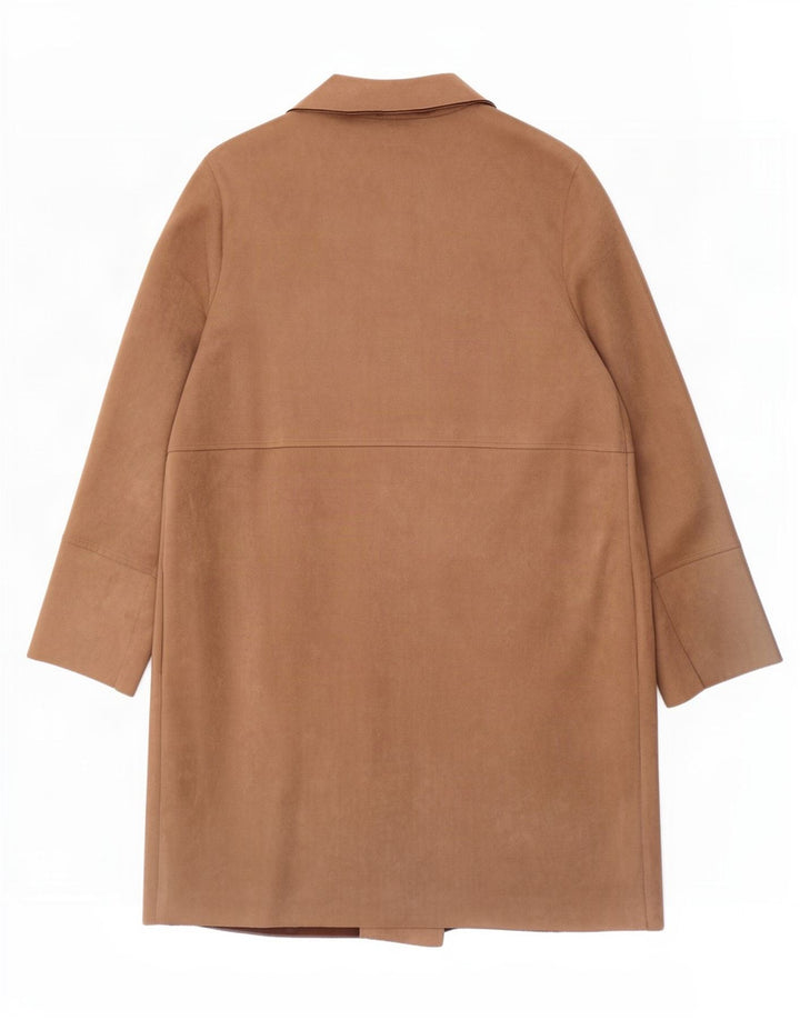 Pardesiu deschis pentru femei Zara UK 18 XL Maro Poliester