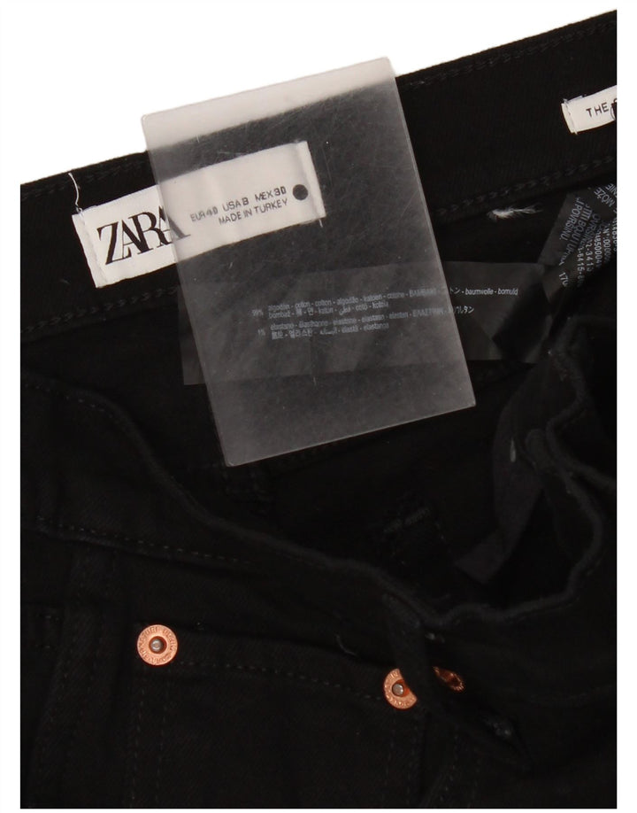Blugi slim pentru femei Zara EU 40 Medium W30 L32 Bumbac negru