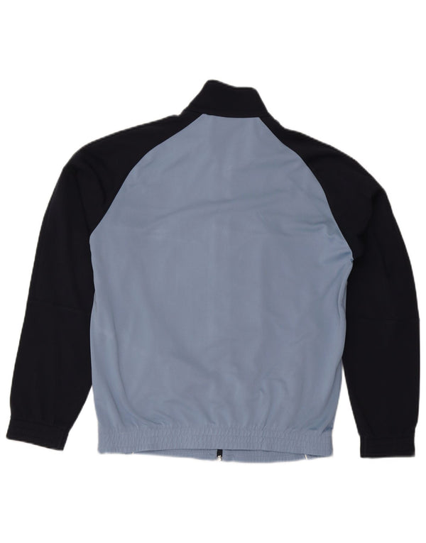 Jachetă de trening cu grafică Diadora pentru bărbați UK 36 Mic, albastru bleumarin