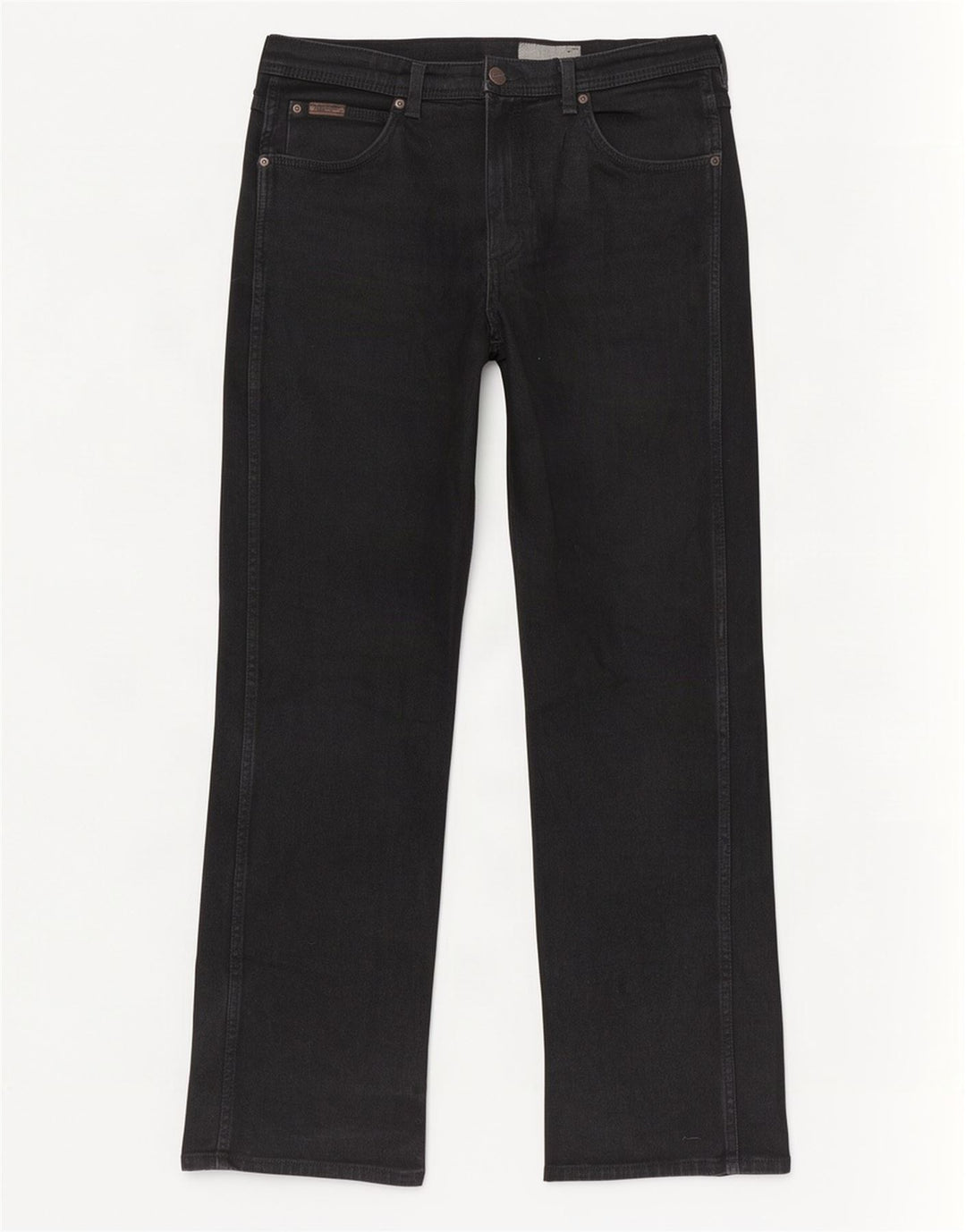 Blugi drepte pentru bărbați Wrangler Utah W36 L34 bumbac negru