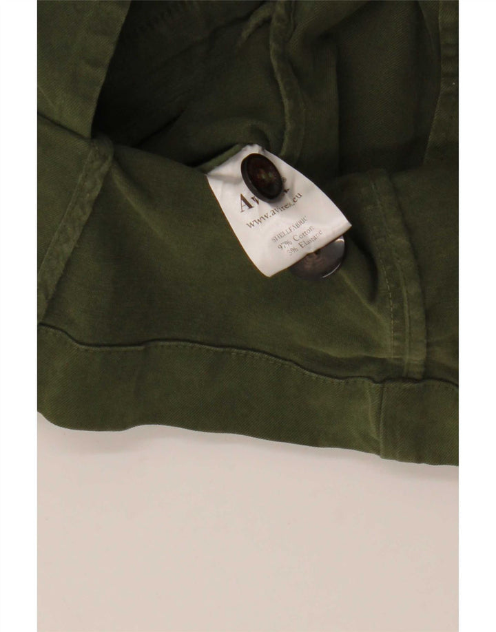 Jachetă Blazer pentru femei Avirex cu 4 nasturi UK 6 XS Bumbac verde